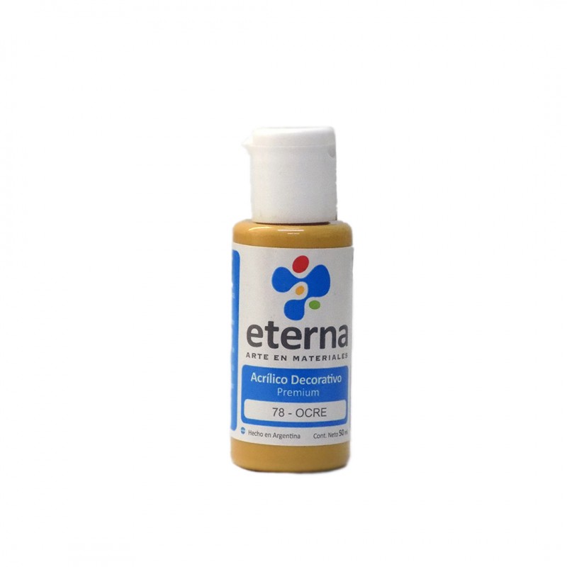 Acrilico eterna deco ocre x 50ml. Acrilico eterna deco ocre x 50ml.