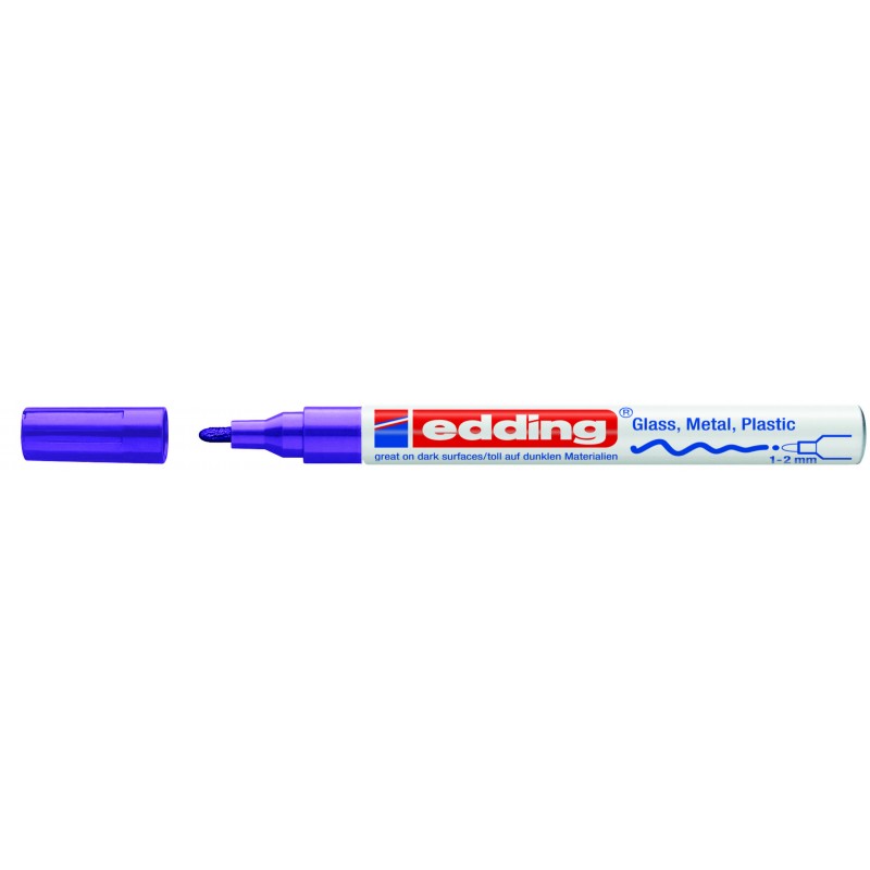 Marcadores fibra edding 751 violeta* Marcadores fibra edding 751 violeta*