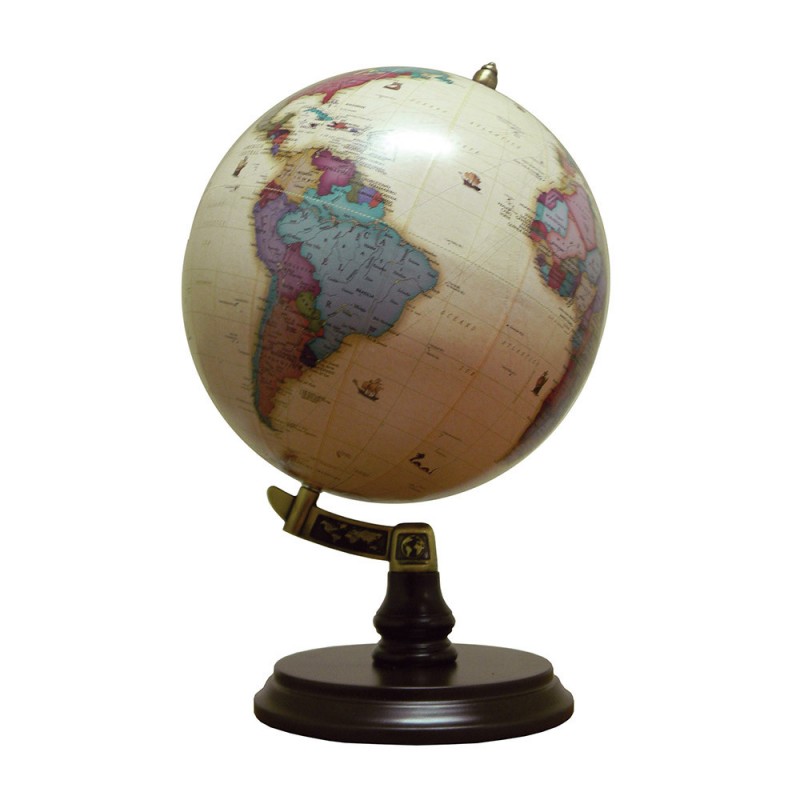 Globo terraqueo 25cm.inclinacion antiguo made Globo terraqueo 25cm.inclinacion antiguo made
