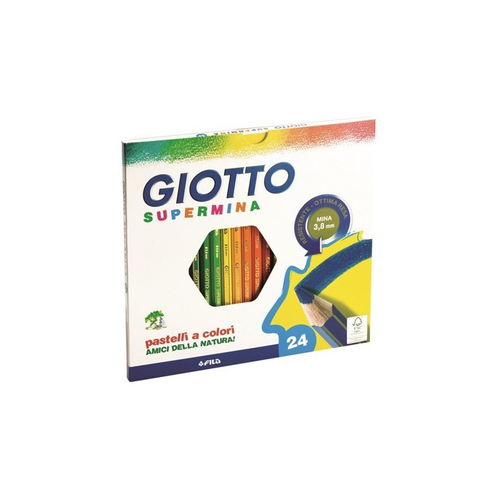 Lapices color giotto supermina x24 carton