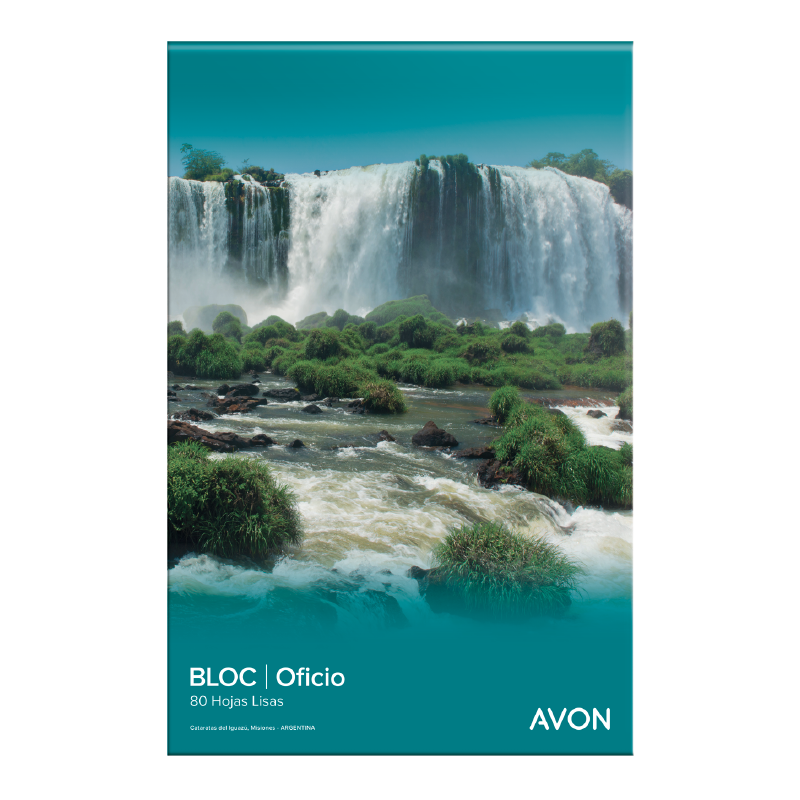 Block avon oficio encuadernada liso x80 hojas Block avon oficio encuadernada liso x80 hojas