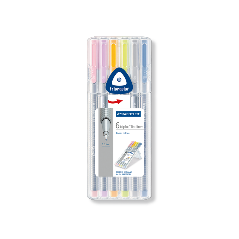 Marcadores fibra staedtler triplus cajax 6 pas Marcadores fibra staedtler triplus cajax 6 pas