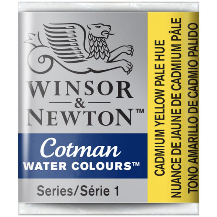 Acuarela winsor & newton  cotman pastilla 119 amarillo cadmio cl