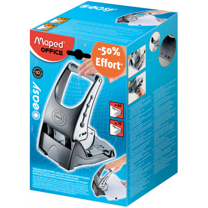Perforadora maped easy 65/70 hojas