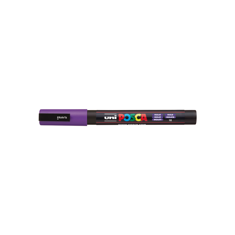 Marcadores fibra uni posca pc-3m violeta Marcadores fibra uni posca pc-3m violeta
