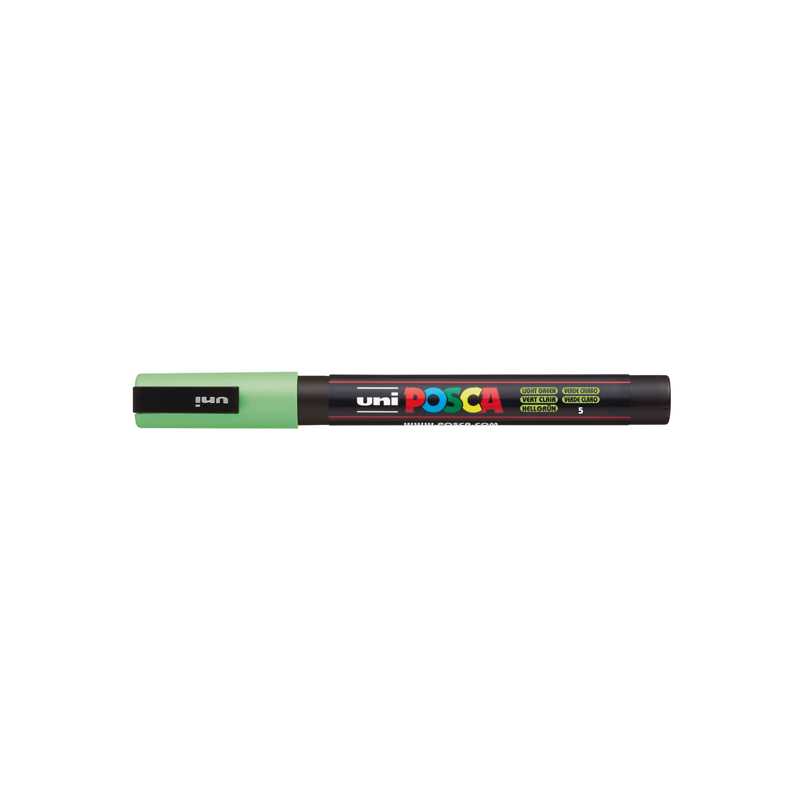 Marcadores fibra uni posca pc-3m verde claro Marcadores fibra uni posca pc-3m verde claro