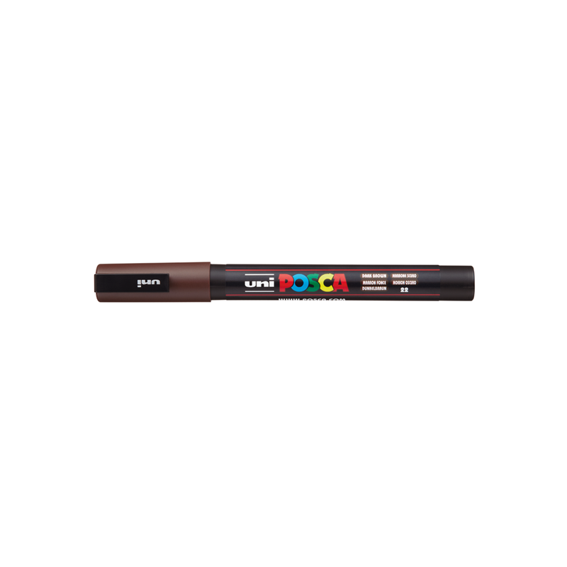 Marcadores fibra uni posca pc-3m marron oscuro Marcadores fibra uni posca pc-3m marron oscuro