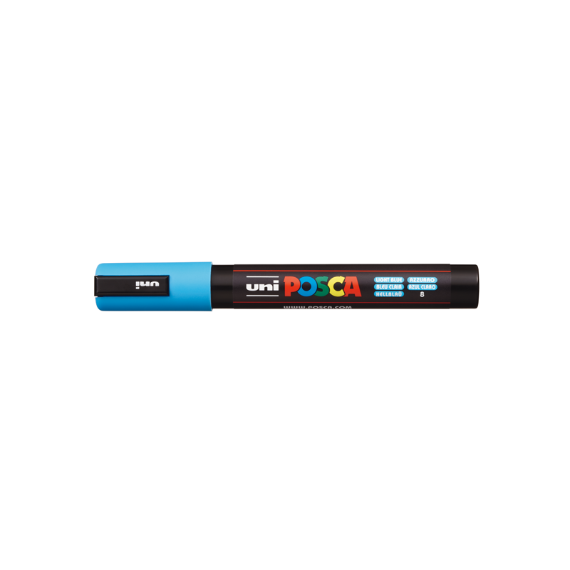 Marcadores fibra uni posca pc-5m azul claro Marcadores fibra uni posca pc-5m azul claro