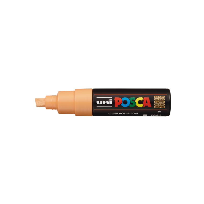 Marcadores fibra uni posca pc-8k naranja claro Marcadores fibra uni posca pc-8k naranja claro