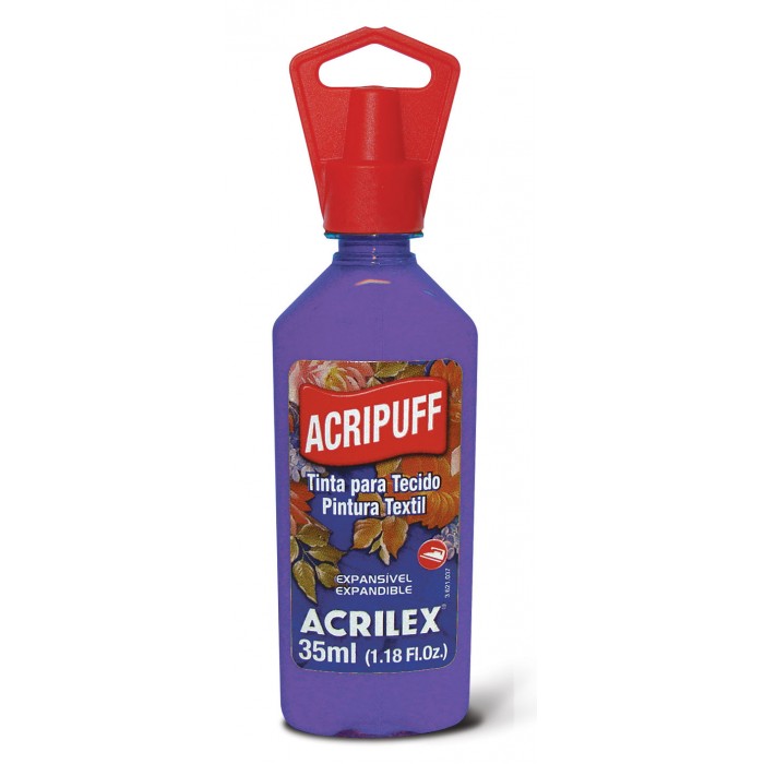 Pintura dimensional acrilex acripuff 540 violeta co