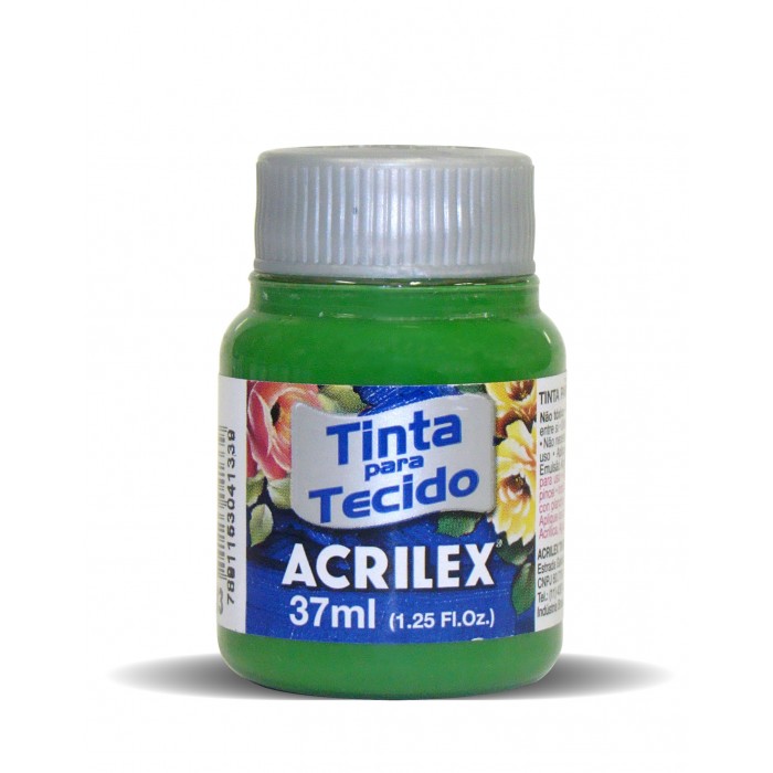 Pintura para tela acrilex 513 verde musgo x37ml